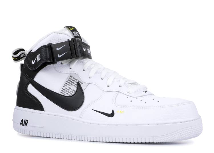 Nike Air Force 1 Mid 07 LV8 Men's Size 13 Black White 8046…