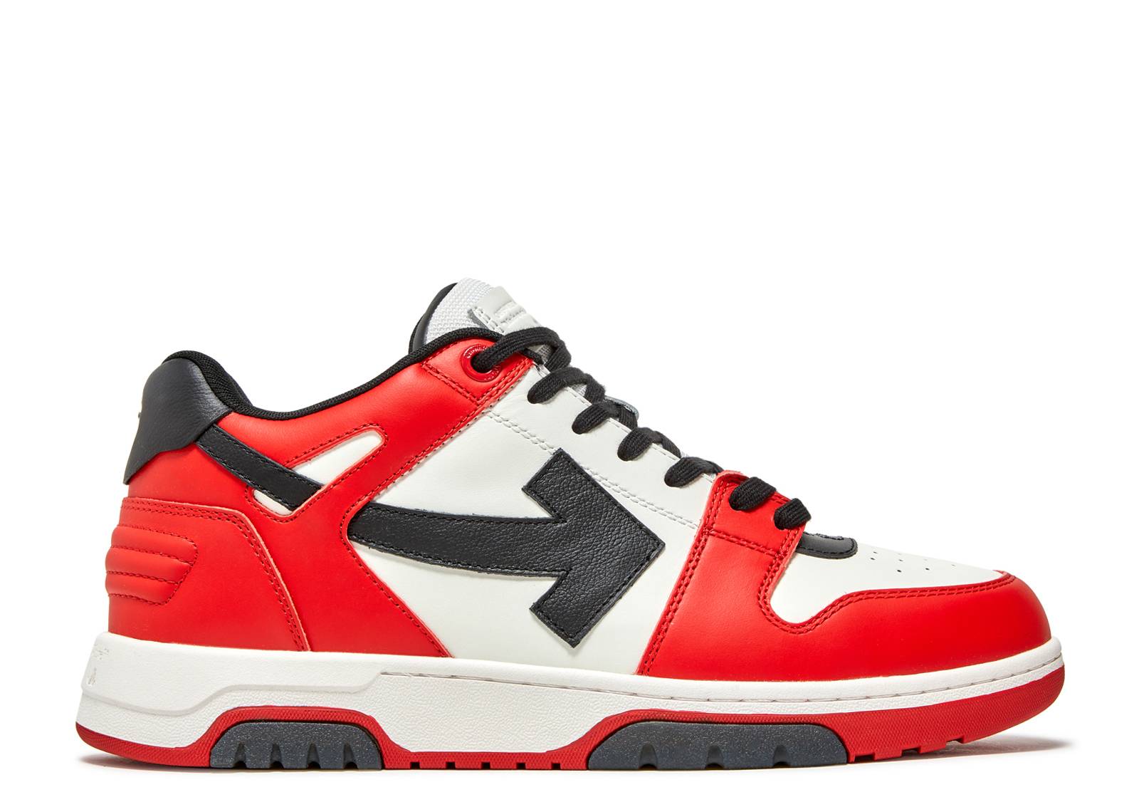 OFF-WHITE OUT OF OFFICE LOW 'RED WHITE BLACK' - Motion Sneakers